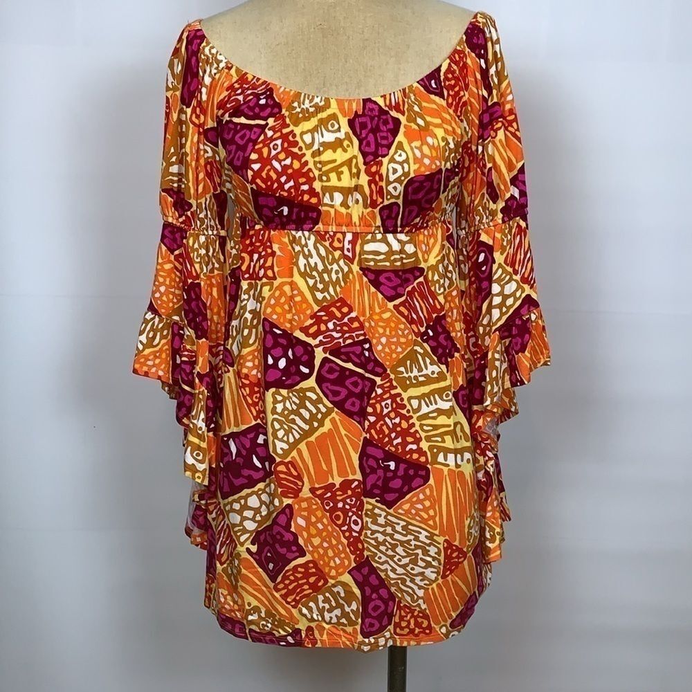 Voom by Joy Han fun 60’s retro vibe tunic mini dress, Small